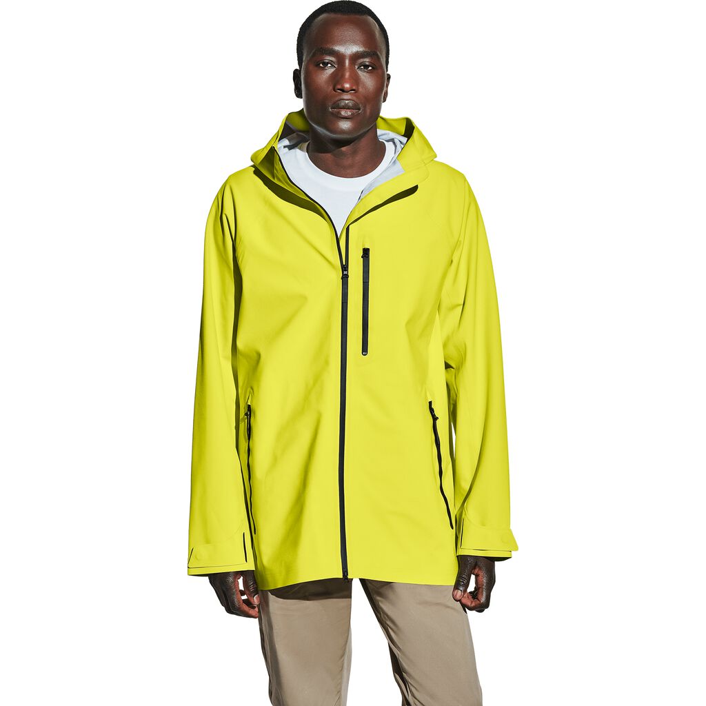 Jack Wolfskin STORMSHELL Vestes Homme Jaune Gris - LOTXWAN-37